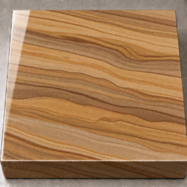 Teak Wood Sand Stone